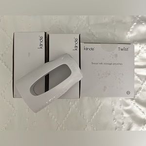 KIINDE twist breastmilk storage bags. 3 UNOPENED boxes, 20each.